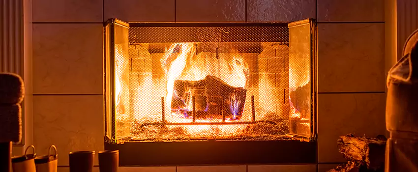 Mendota Hearth Landscape Fireplace Installation in Yuma, Arizona