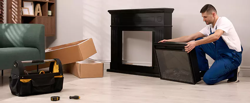 Old Rusted Metal Fireplace Repair And Replacement in Yuma, AZ